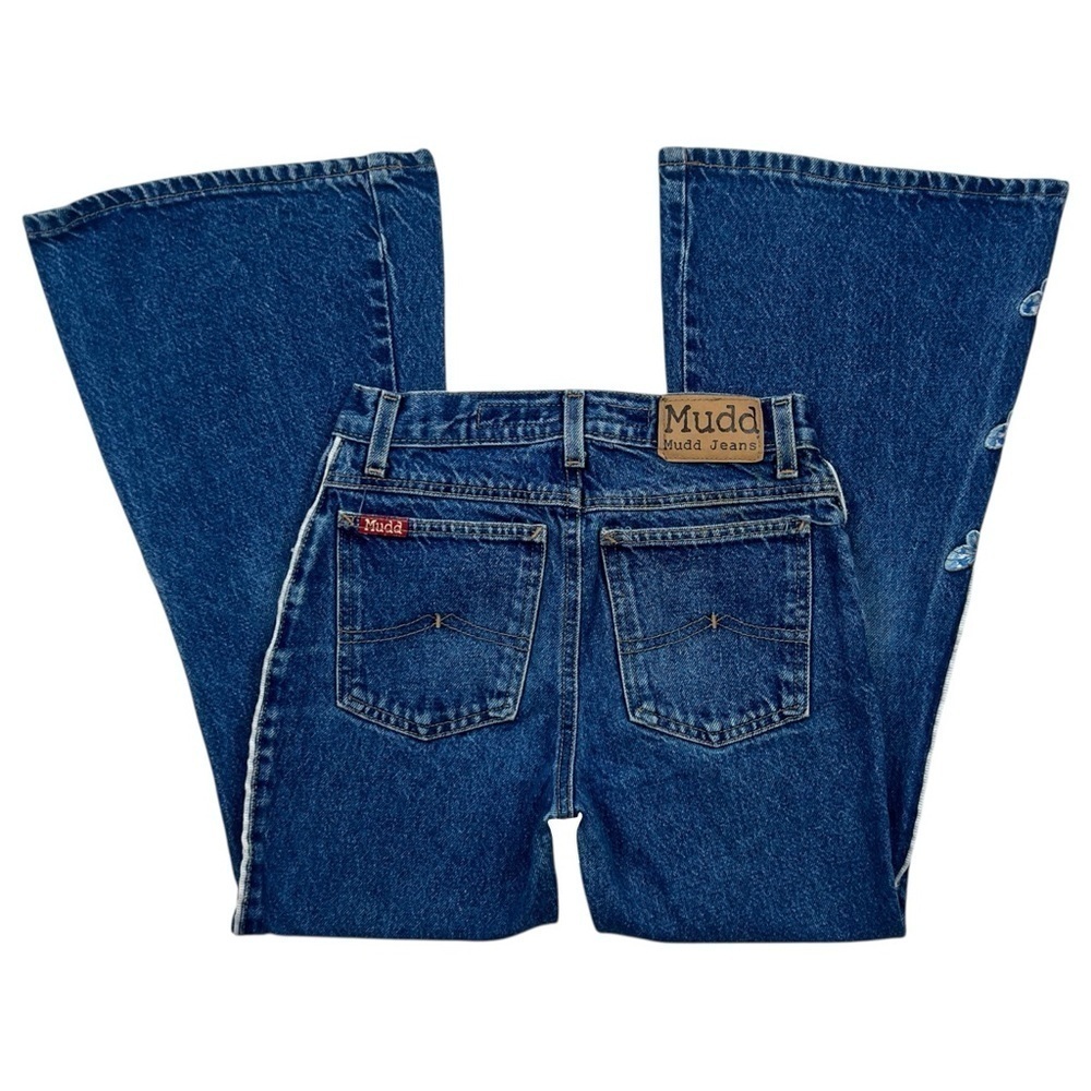 Vintage Y2K Mudd Butterfly Flare Jeans